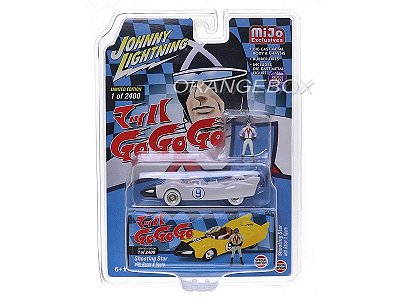 Chase Car - Speed Racer Shooting Star com Figura 1:64 Johnny Lightning
