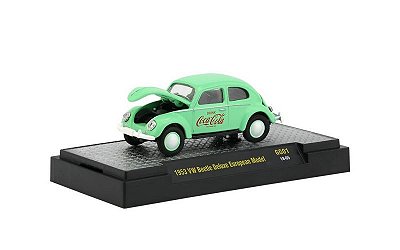 Volkswagen Fusca 1953 Beetle Deluxe European Model 1953 Coca Cola HOBBY ONLY GG01 M2 Machines 1:64