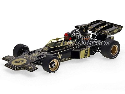 Fórmula 1 Lotus 72D John Player Special Emerson Fittipaldi GP Espanha 1972 1:18 MCG