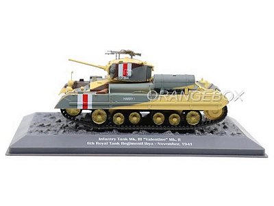 Tanque Valentine MK.II Libya 1941 1:43 Motorcity Classics