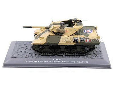 Tanque M10 Tank Destroyer Italy 1944 1:43 Motorcity Classics