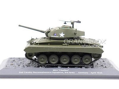 Tanque M24 Chaffee Light Tank Germany 1945 1:43 Motorcity Classics