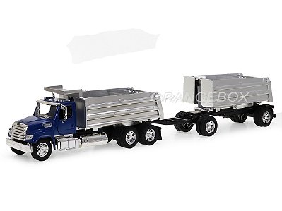 Caminhão Freightliner 114SD + Carreta Basculante Duplo 1:32 New Ray