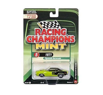 Plymouth Barracuda 1971 - 2018 Release 3 Set A Racing Champions Mint 1:64