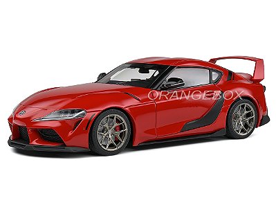 Toyota GR Supra Street Fighther 2023 1:18 Solido Vermelho