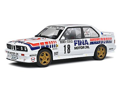 BMW E30 M3 Gr.A 1989 Rally Monte Carlo 1:18 Solido Branco