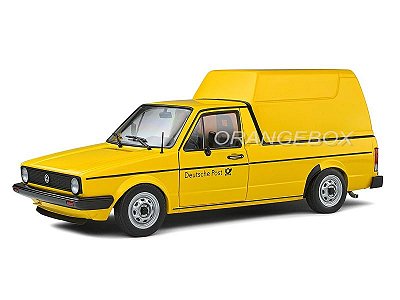 Volkswagen Caddy Mk.1 German Post 1982 1:18 Solido Amarelo
