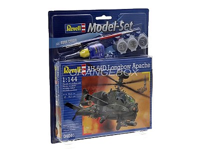 Model Set  Helicóptero AH-64D Longbow Apache 1:144 Revell