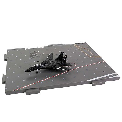 Legendary F14 Tomcat Series - Avião F-14A Tomcat + Deck USS Enterprise CVN-65 (Section G) 1:200 Forces of Valor