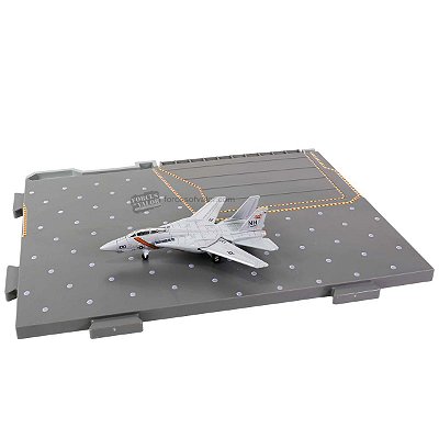 Legendary F14 Tomcat Series - Avião F-14A Tomcat + Deck USS Enterprise CVN-65 (Section E) 1:200 Forces of Valor