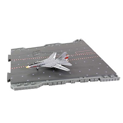 Legendary F14 Tomcat Series - Avião F-14A Tomcat + Deck USS Enterprise CVN-65 (Section B) 1:200 Forces of Valor