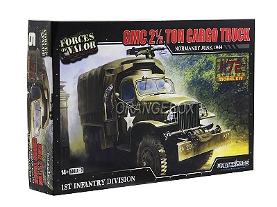 Model Kit Caminhão GMC 2.5 Ton Cargo Truck (Normandy 1944) 1:72 Forces of Valor