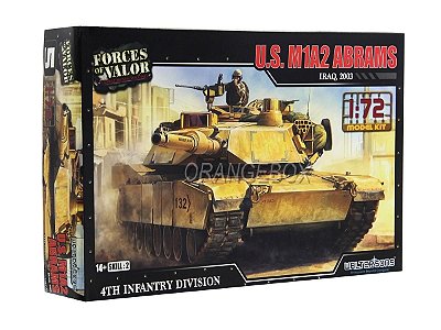 Model Kit Tanque U.S. M1A2 Abrams (Iraque 2003) 1:72 Forces of Valor