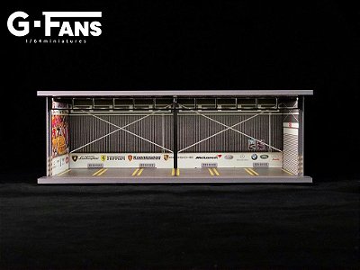 Diorama Garagem 1:64 G.Fans c/ Leds