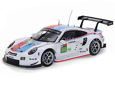 Porsche 911 (991) RSR 24 Horas LeMans 2019 Porsche GT Team 1:18 Ixo Models