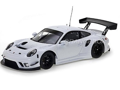 Porsche 911 GT3 R Plain Body Version 1:18 Ixo Models Branco