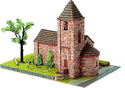 Kit Modelismo Construção Arte Romanico 21 Sta. Maria De Cóll 1:87 Domus Kits