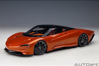 McLaren Speedtail 1:18 Autoart Laranja