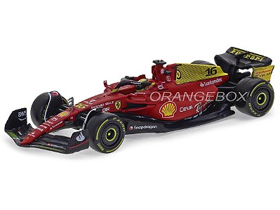 Fórmula 1 Ferrari F1-75 Scuderia 2022 Gp Monza Leclerc 1:43 Bburago c/ Display e Piloto
