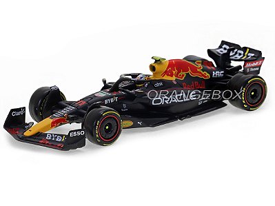 Fórmula 1 Red Bull RB18 2022 Sergio Perez 1:43 Bburago c/ Display e Piloto