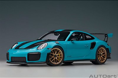 Porsche 911 (991.2) GT2 RS Weissach Package 1:18 Autoart Azul