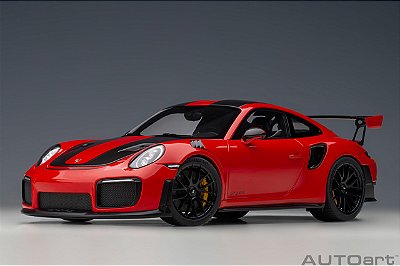 Porsche 911 (991.2) GT2 RS Weissach Package 1:18 Autoart Vermelho