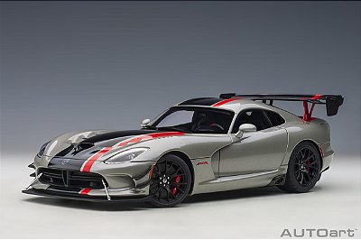 Dodge Viper 1:28 Edition ACR 2017 1:18 Autoart Cinza