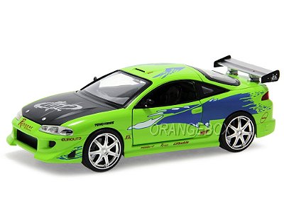 Brian's Mitsubishi Eclipse 1995 Fast and Furious Velozes e Furiosos Jada Toys 1:24