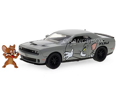 Dodge Challenger SRT Hellcat 2015 Tom & Jerry + Figura Jerry Jada Toys 1:24