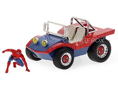 Buggy Spider Man Marvel + Figura Jada Toys 1:24