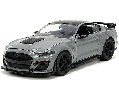 Ford Mustang Shelby GT500 2020 Jada Toys 1:24 Cinza