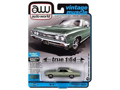 Chevrolet Chevelle SS 1967 Release 4B 2022 1:64 Autoworld Premium