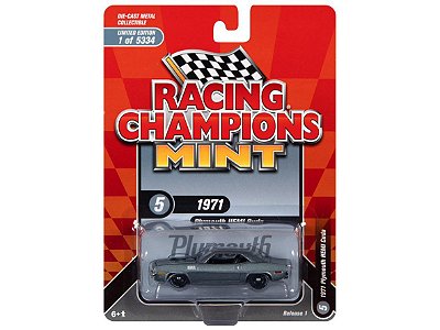 Plymouth Hemi Cuda 1971 Release 1 2021 1:64 Racing Champions Mint
