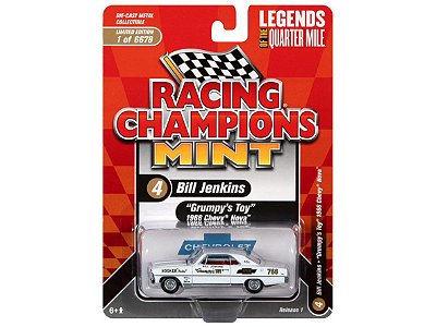 Chevrolet Nova 1966 Grumpy’s Toy Release 1 2021 1:64 Racing Champions Mint