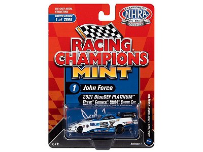 Chevy Camaro NHRA Funny Car John Force 2021 Release 1 2021 1:64 Racing Champions Mint