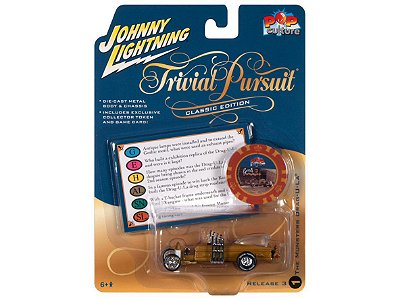 Barris Drag-U-La Trivia Pursuit w/Poker Chip Release 3 2022 1:64 Johnny Lightning Pop Culture