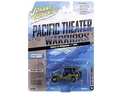 Willys Jeep Return to the Philippines Release 1A 2022 1:64 Johnny Lightning Militar