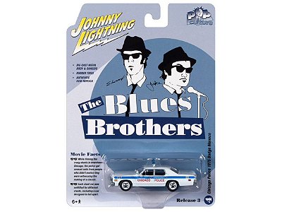 Dodge Monaco 1975 Blues Brothers Chicago Police Dept Release 3 2021 1:64 Johnny Lightning Pop Culture