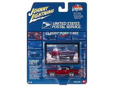 Mercury Cougar XR-7 GT 1967 USPS Release 1 2023 1:64 Johnny Lightning Pop Culture
