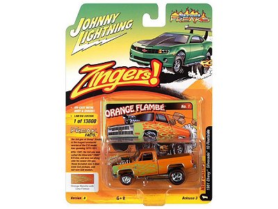 Chevrolet Silverado 1981 10 Fleetside Release 3B 2021 1:64 Johnny Lightning Street Freaks