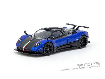 Pagani Zonda Cinque 1:64 Tarmac Works Azul