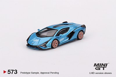 Lamborghini Sián FKP 37 1:64 Mini GT Azul