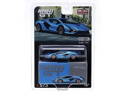 Lamborghini Sián FKP 37 1:64 Mini GT Azul