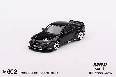 Nissan Silvia (S15) Rocket Bunny 1:64 Mini GT Preto