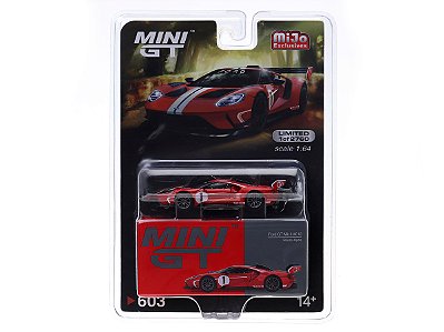 Ford GT MK II 1:64 Mini GT Vermelho