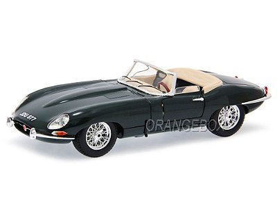 Jaguar E-Type Convertible 1961 Bburago 1:18 Verde