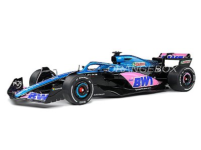 Fórmula 1 Alpine A523 Presentation Version 2023 1:18 Solido Azul