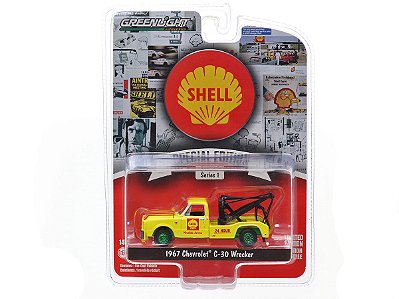 CHASE Chevy C30 1967 Wrecker Shell Oil Special 1 1:64 Greenlight