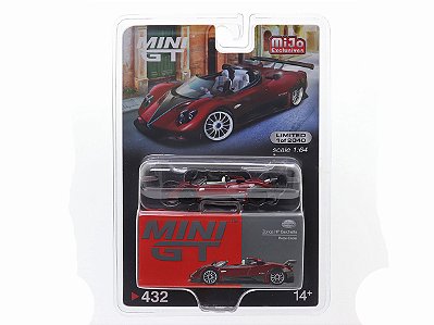 CHASE Pagani Zonda HP Barchetta Rosso Dubai 1:64 Mini GT