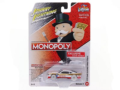 CHASE Ford Mustang Cobra II Racer Monopoly 1975 Release 3 2021 1:64 Johnny Lightning Pop Culture